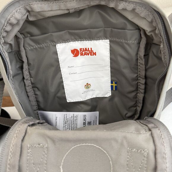 Fjallraven Kanken Mini Sling Bag Cross Body Bag Light Gray Fog 23797 - Picture 7 of 10